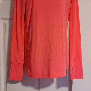 GAP Coral-Peach Long Sleeve Tee